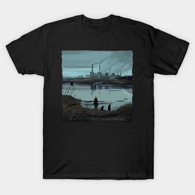 Andrei Tarkovsky´s Stalker Scene Illustration T-Shirt by burrotees